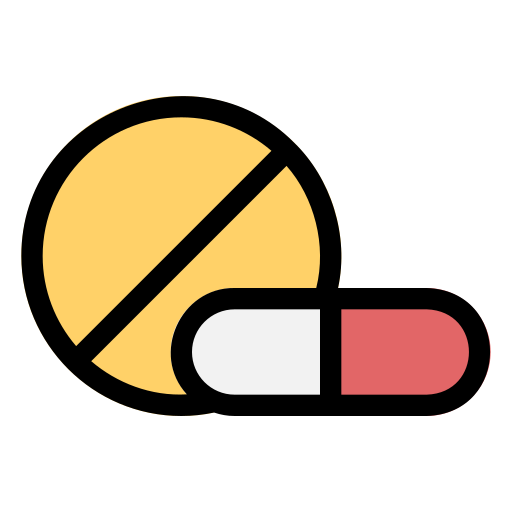 Drug Generic Outline Color icon