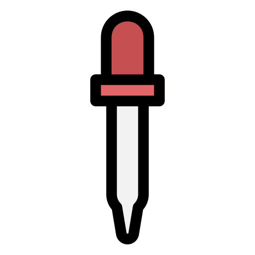 Pipette Generic Outline Color icon
