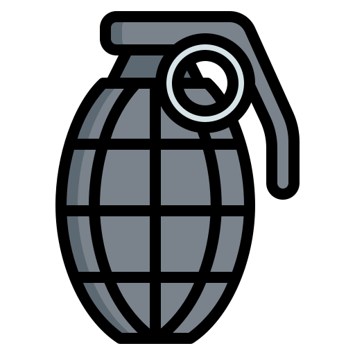 granada de mano Generic Outline Color icono