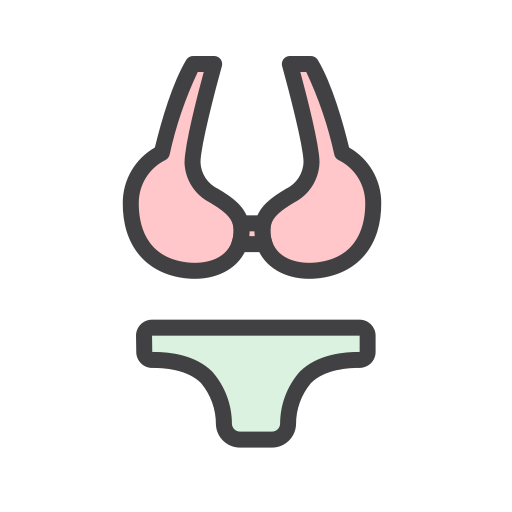 bikini Generic Outline Color icon