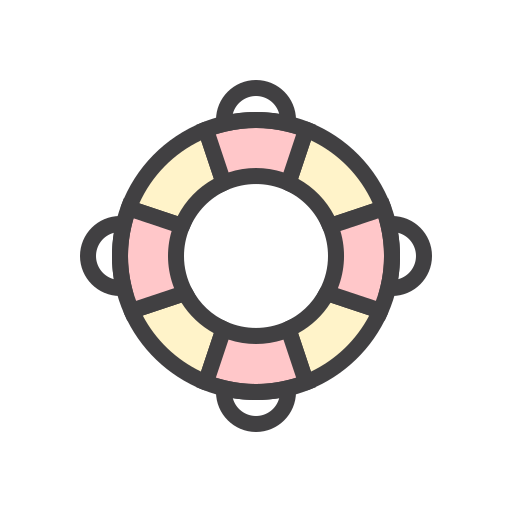 救命浮輪 Generic Outline Color icon