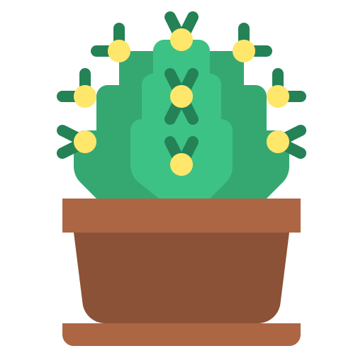 cactus Iconixar Flat icono