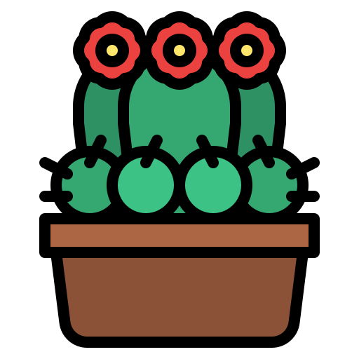 カクタス Iconixar Lineal Color icon