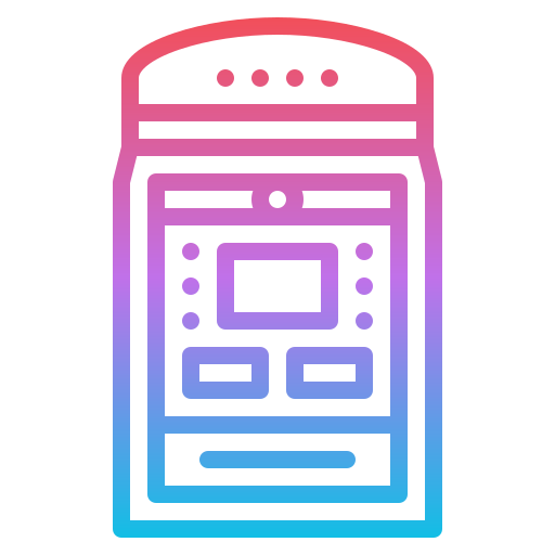 Atm machine Iconixar Gradient icon