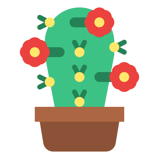 kaktus Iconixar Flat icon