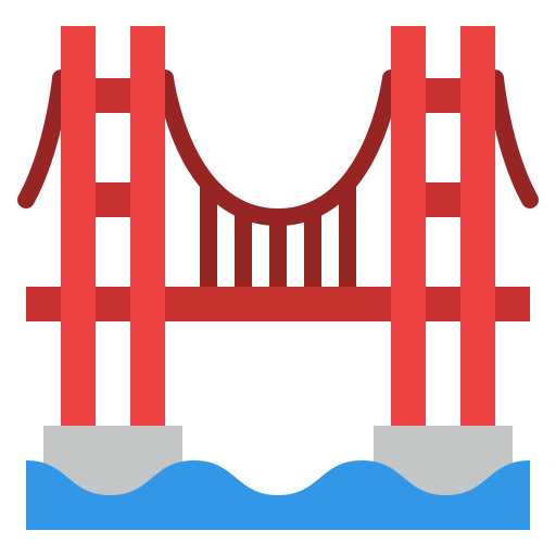 Bridge Iconixar Flat icon