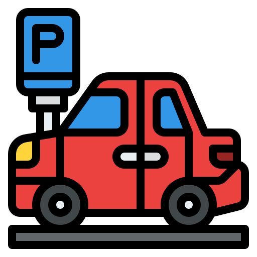 parkplatz Iconixar Lineal Color icon