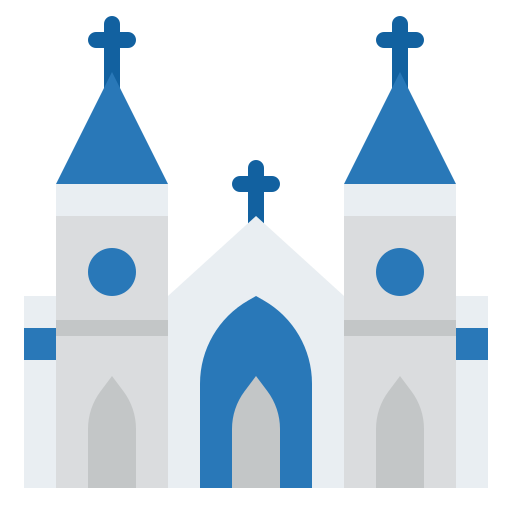 Church Iconixar Flat icon