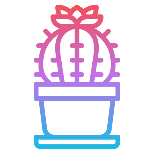 Cactus Iconixar Gradient icon