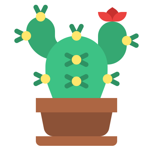 Cactus Iconixar Flat icon