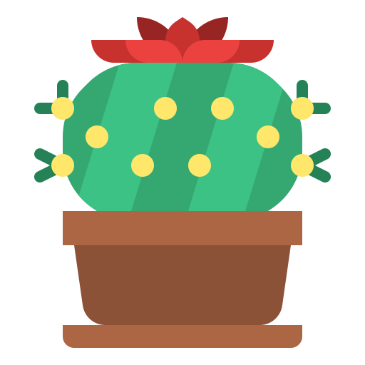 cactus Iconixar Flat icoon