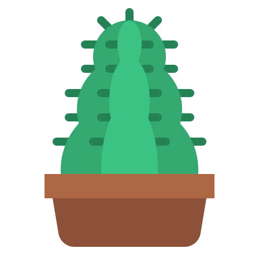 cactus Iconixar Flat icono