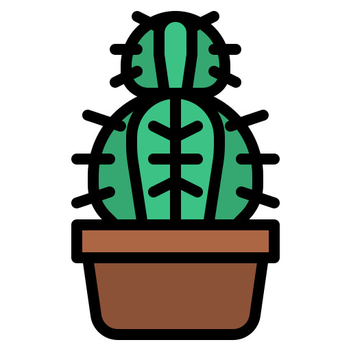 Cactus Iconixar Lineal Color icon