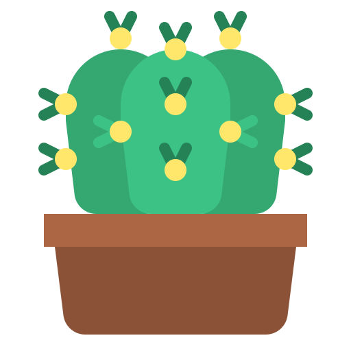 cactus Iconixar Flat Icône