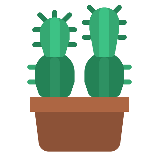 kaktus Iconixar Flat ikona