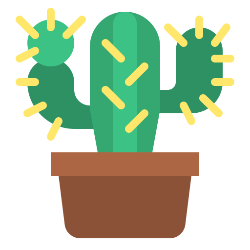 Cactus Iconixar Flat icon