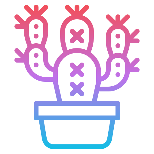 cactus Iconixar Gradient icona