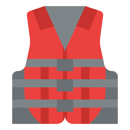 Life jacket Iconixar Flat icon