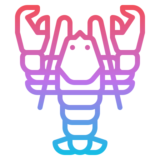 Lobster Iconixar Gradient icon