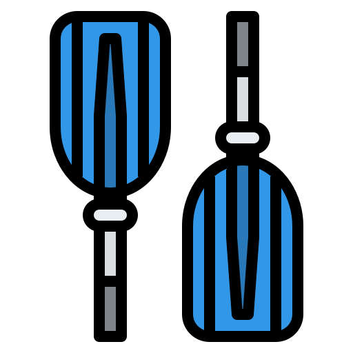 Paddles Iconixar Lineal Color icon