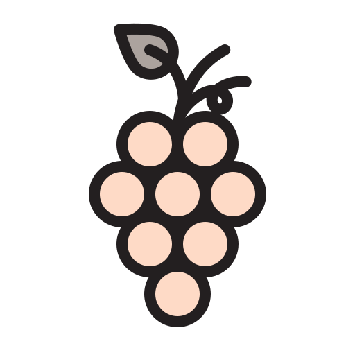 druiven Generic Outline Color icoon