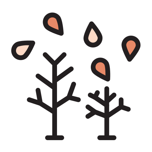 suche drzewo Generic Outline Color ikona