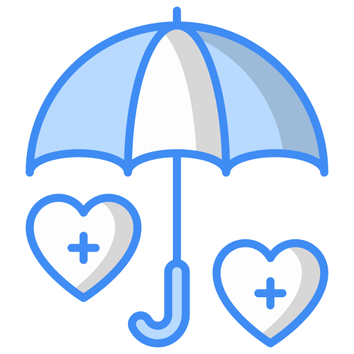seguro de salud Generic Blue icono