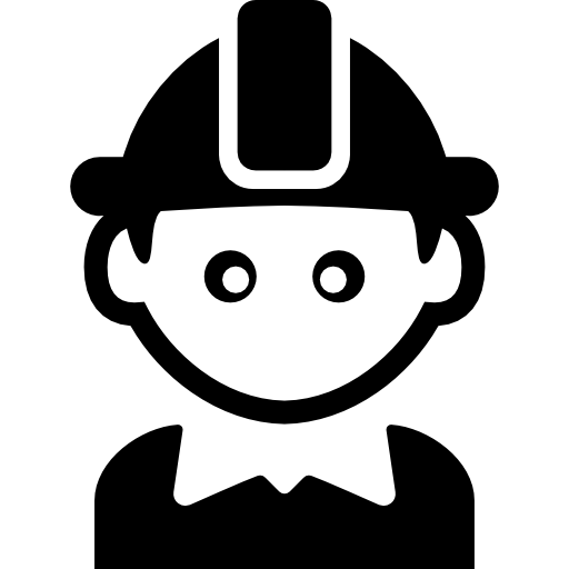 hombre con sombrero  icono