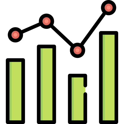 gráfico de línea Special Lineal color icono