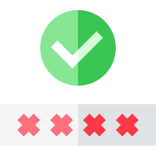 passwort Basic Straight Flat icon