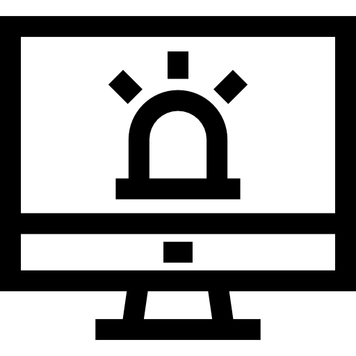 monitor Basic Straight Lineal ikona