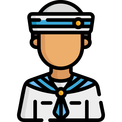 marinero Special Lineal color icono