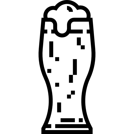 pinta di birra Detailed Straight Lineal icona