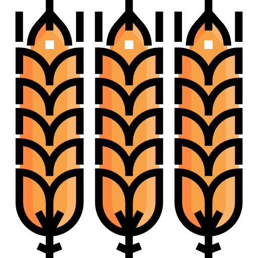 Wheat Detailed Straight Lineal color icon