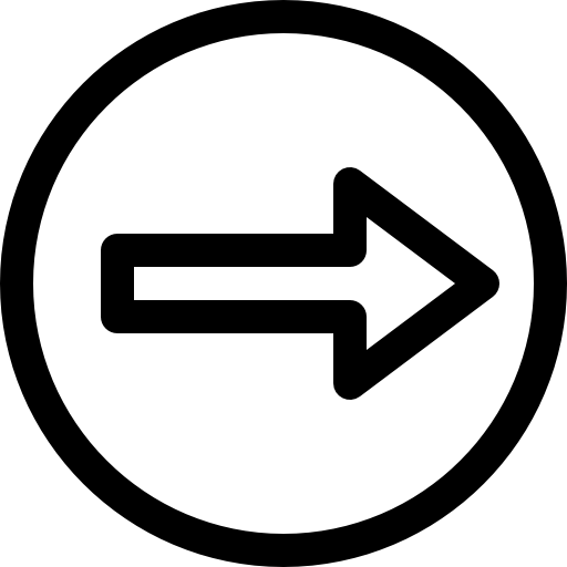 오른쪽 화살표 Basic Rounded Lineal icon