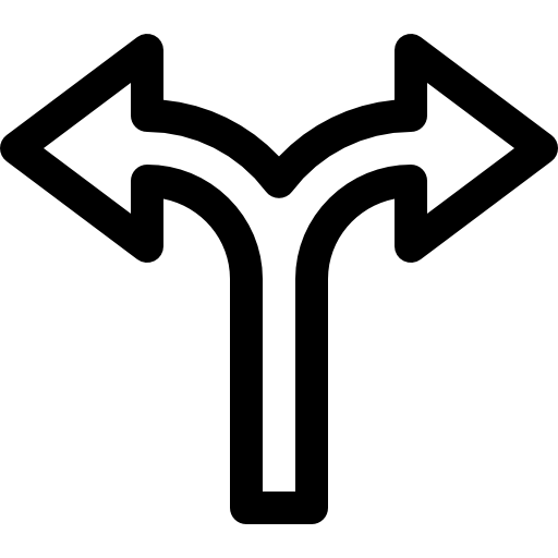 double flèche Basic Rounded Lineal Icône