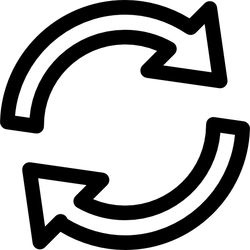 ricaricare Basic Rounded Lineal icona