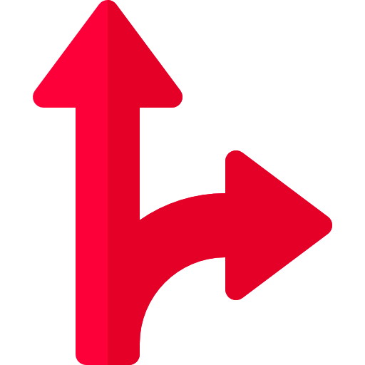 flecha doble Basic Rounded Flat icono