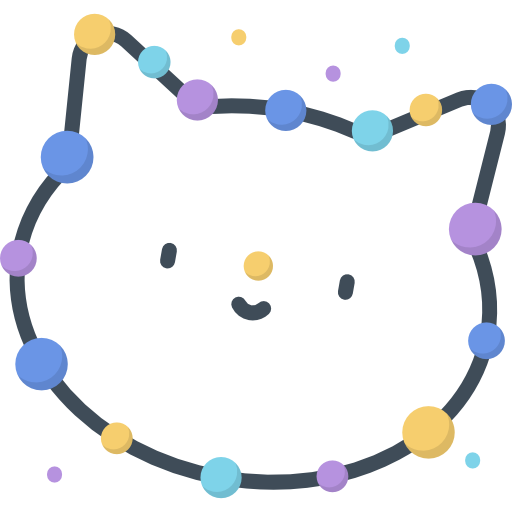 constellation Kawaii Flat Icône