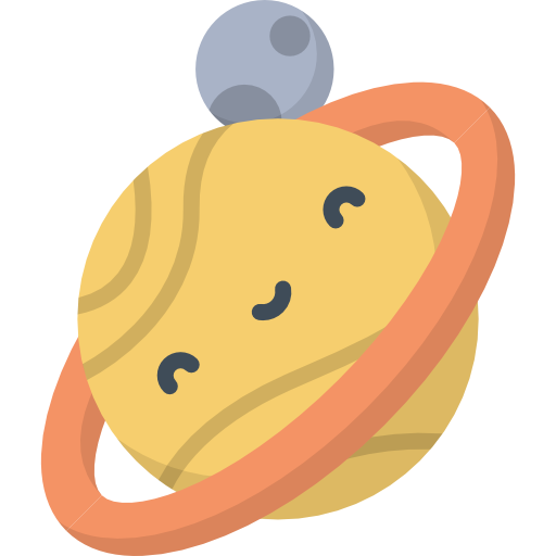 planet Kawaii Flat icon