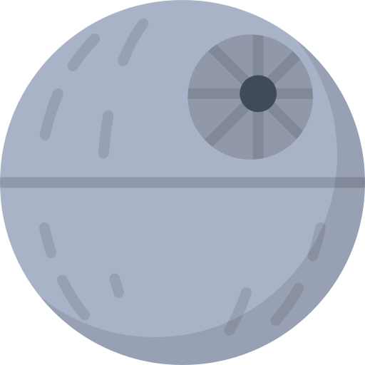 Space station Kawaii Flat icon