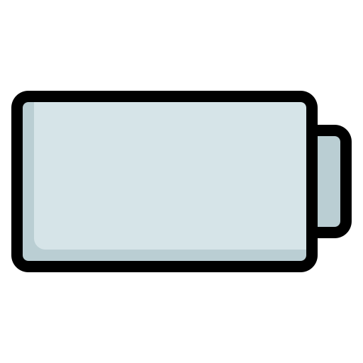 pusta bateria Generic Outline Color ikona