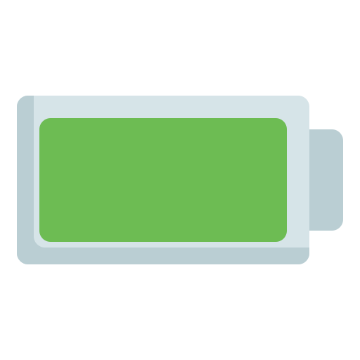 volle batterij Generic Flat icoon
