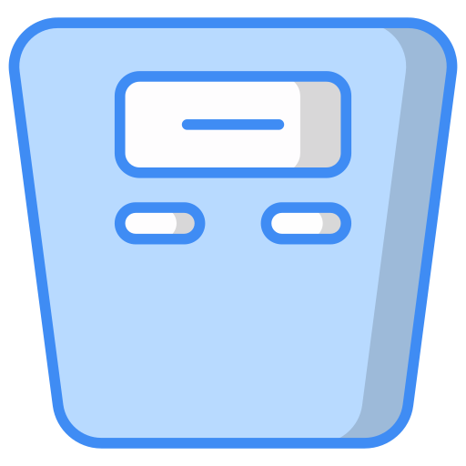 Weight scale Generic Blue icon