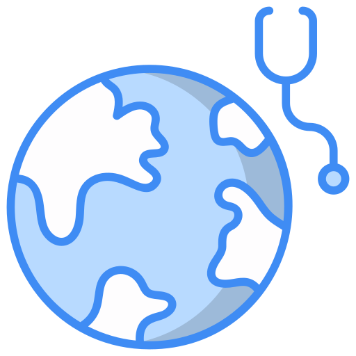 giornata mondiale della salute Generic Blue icona
