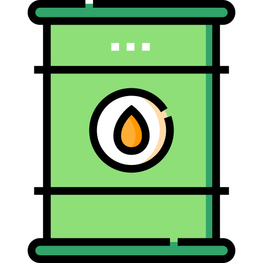 barile di petrolio Detailed Straight Lineal color icona