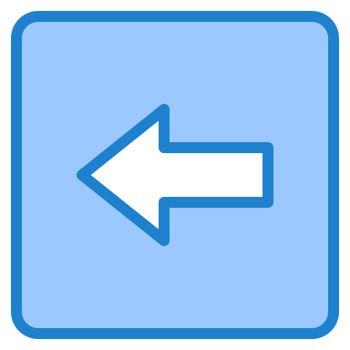 Left button srip Blue icon