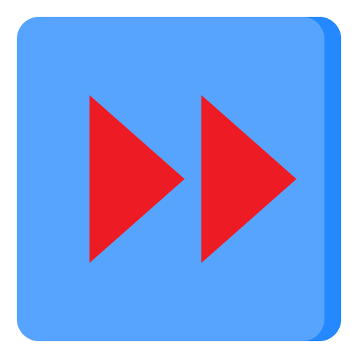 Forward button srip Flat icon