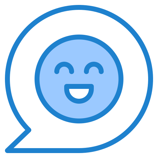 emoji srip Blue icono