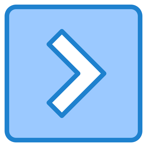 Right button srip Blue icon